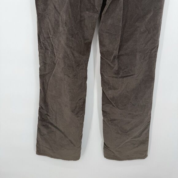 Calvin Klein Jeans Brown Corduroy Pants Size 6 Y2k Style Business Casual Cotton - Picture 6 of 11
